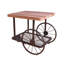 Francie Oak & Antique Grey Finish End Table