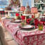 Carmen Red And White Square Tablecloth-1789264852