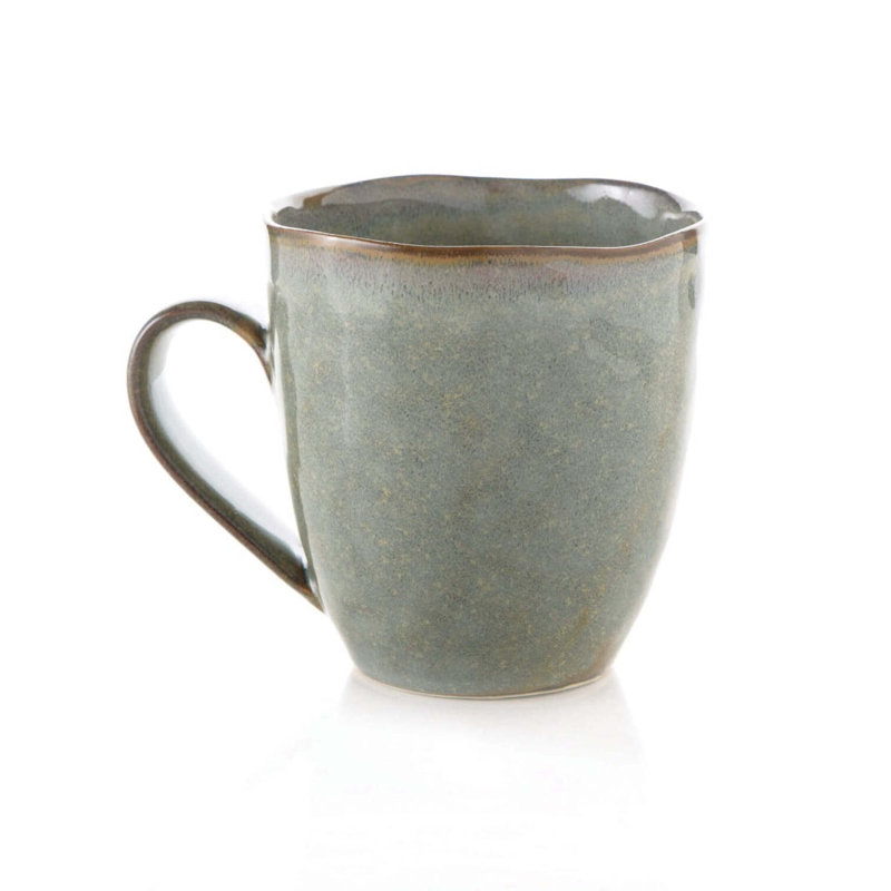 Burlington Handmade Stoneware Coffee Mug, Moss Glen