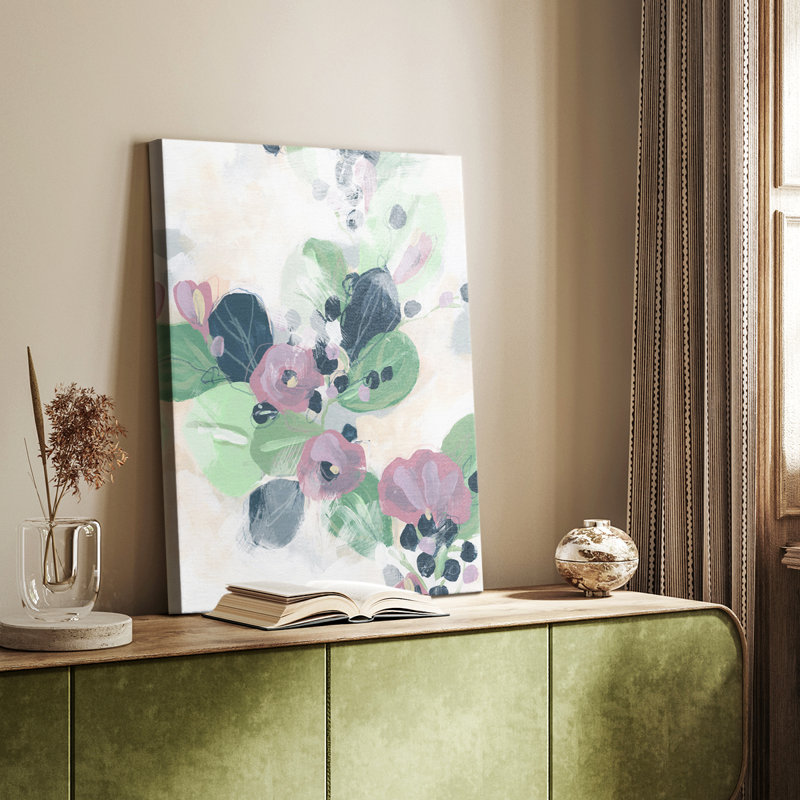 Fresque tropicale I - galerie Cavas sur mesure, H 18 po x l 12 po