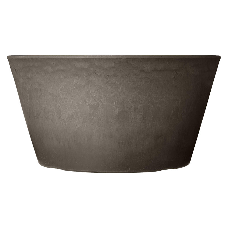 Pot à fleurs en plastique 1 pièce Myer, Anthracite foncé
