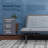 King Adjustable Bed Frame with Wireless Remote & Massage, Head and Foot Incline, USB & Type C Ports on both sides, Zero Gravity, Underbed light, 5 Min Easy Assembly-310131272