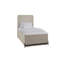 Lit gigogne pratique au-dessus d'un lit simple avec façades en roseau et placage de bouleau, idéal pour décorer une chambre à coucher transitionnelle