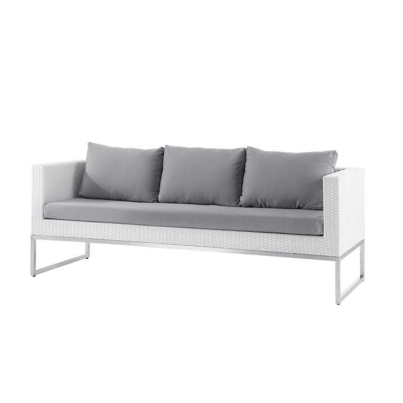 Crema Cushion Cover, Grey