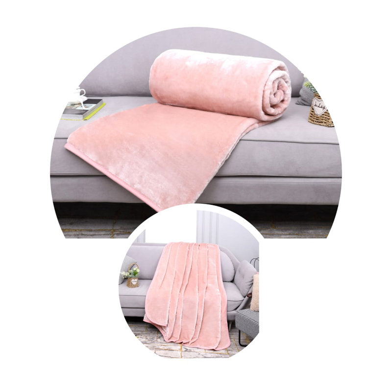 Tascherau Throw, W150 x L200cm, Pink