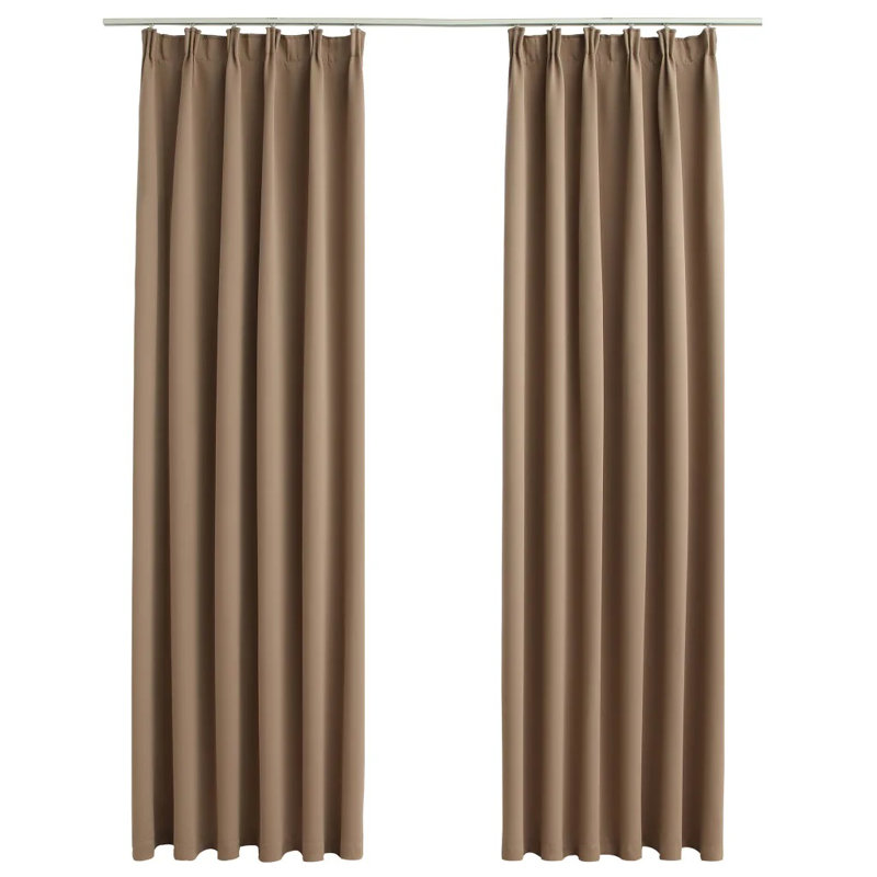 Armond Blackout Curtain Pair, 140 W  x 175 D cm