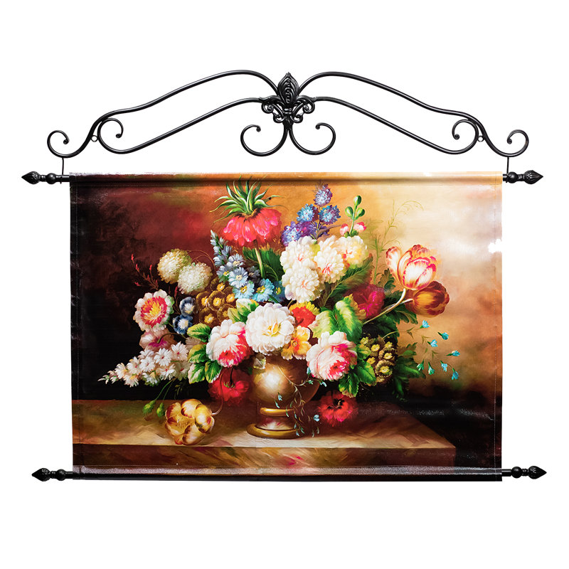 Flowers - 4 Piece No Frame Painting on Canvas