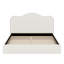 Upholstered Platform Bed with Low Profile, Space-Saving Design for Small Rooms