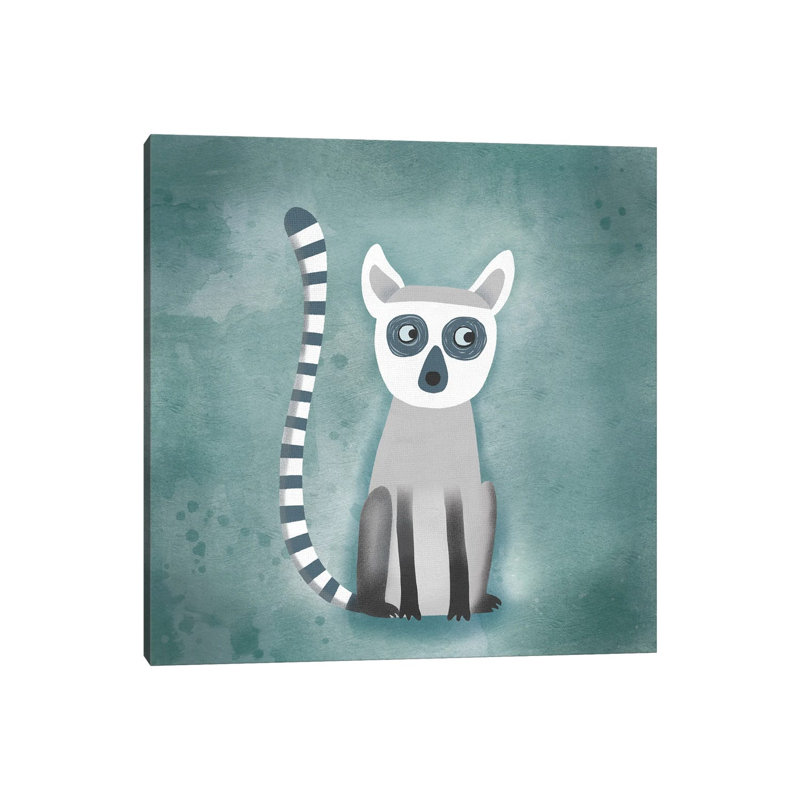 Lemur by Nic Squirrell - Wrapped Canvas Gallery-Wrapped Canvas Giclée, 30.48 cm H x 30.48 cm W
