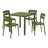 4-Person Outdoor Square Dining Set-1725782662