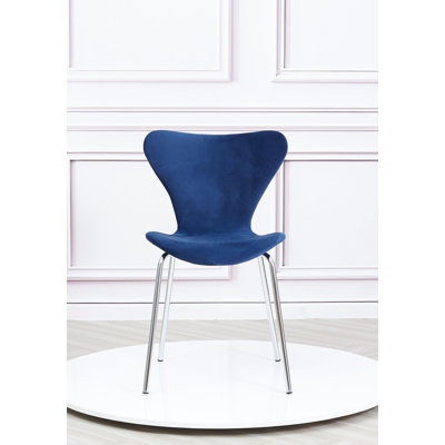 Shelby 47cm H Velvet Upholstered Side Chair