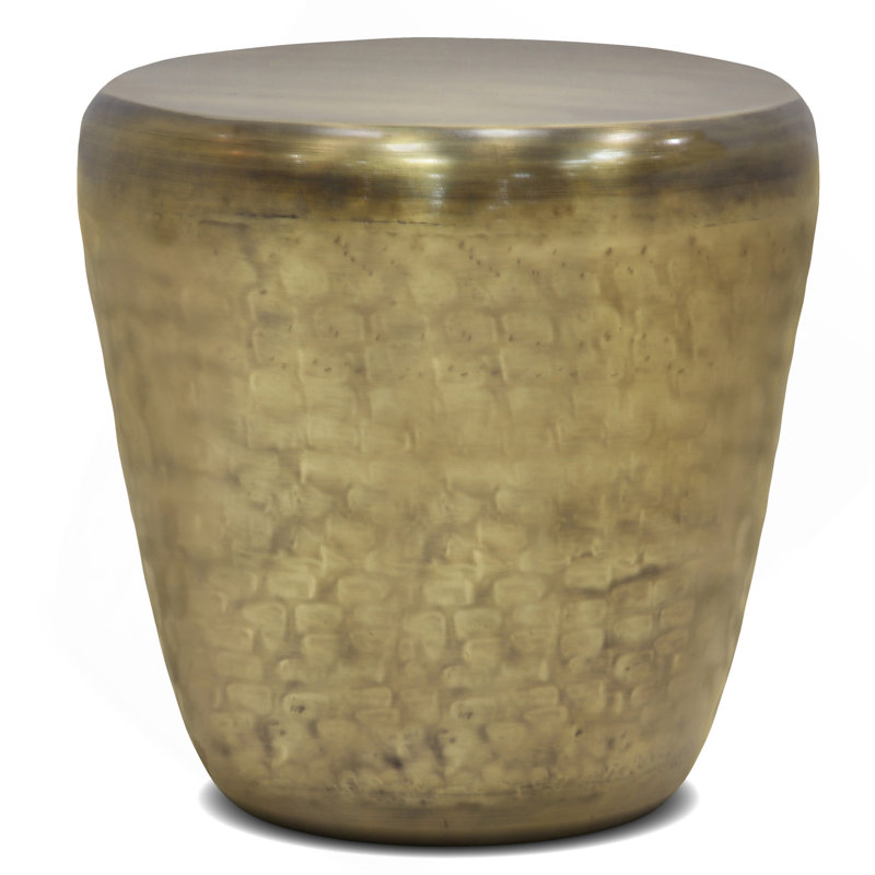 Table d'appoint en métal, Gold