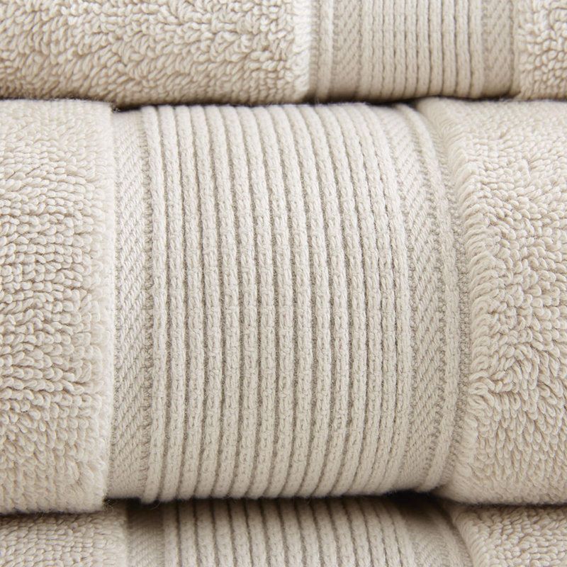 Cotton Bath , Natural, 8 Piece Towel Set