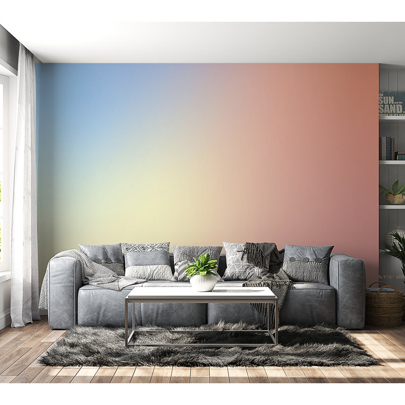 Premium Wallpaper Wall Mural - Gradient Bliss, 108" L x 150" W