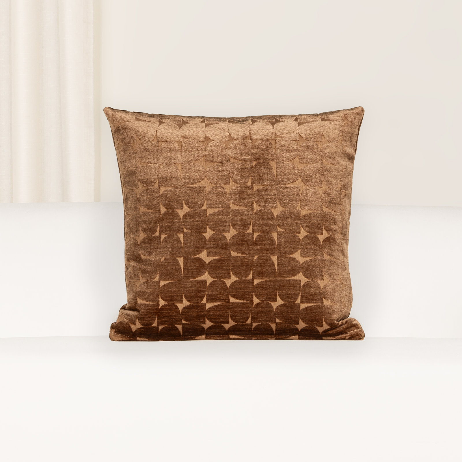 Throw Pillow, Nutmeg, Square 20", Feather