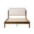 Ardin Solid Wood Bed with Boucle Headboard-1564820923-1564820920