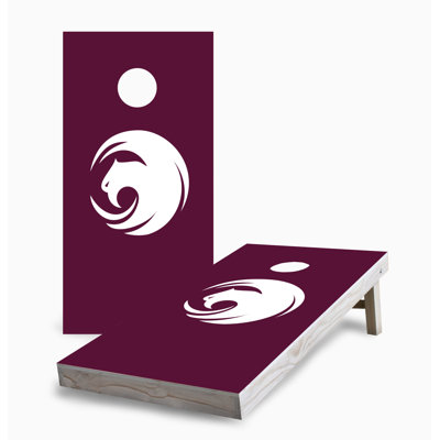 Phoenix City Flag Corn Hole Board Set With Case & Lights
