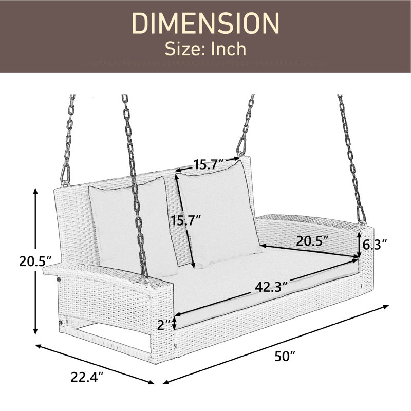 Balancelle pour 2 personnes Riney, gris, Bleu