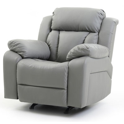 Daria Reclining Chair, Gray