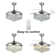 Jannemie 42'' Ceiling Fan with LED Lights