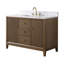 Ensemble de meuble-lavabo autoportant 48 po avec plateau en marbre Caldwell-107663211-107663209-107663205