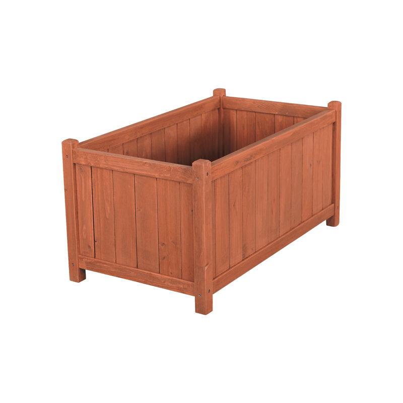 Boîte à fleurs en bois