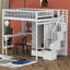 Lit mezzanine double avec tiroirs Jarlegav Kids-619752167