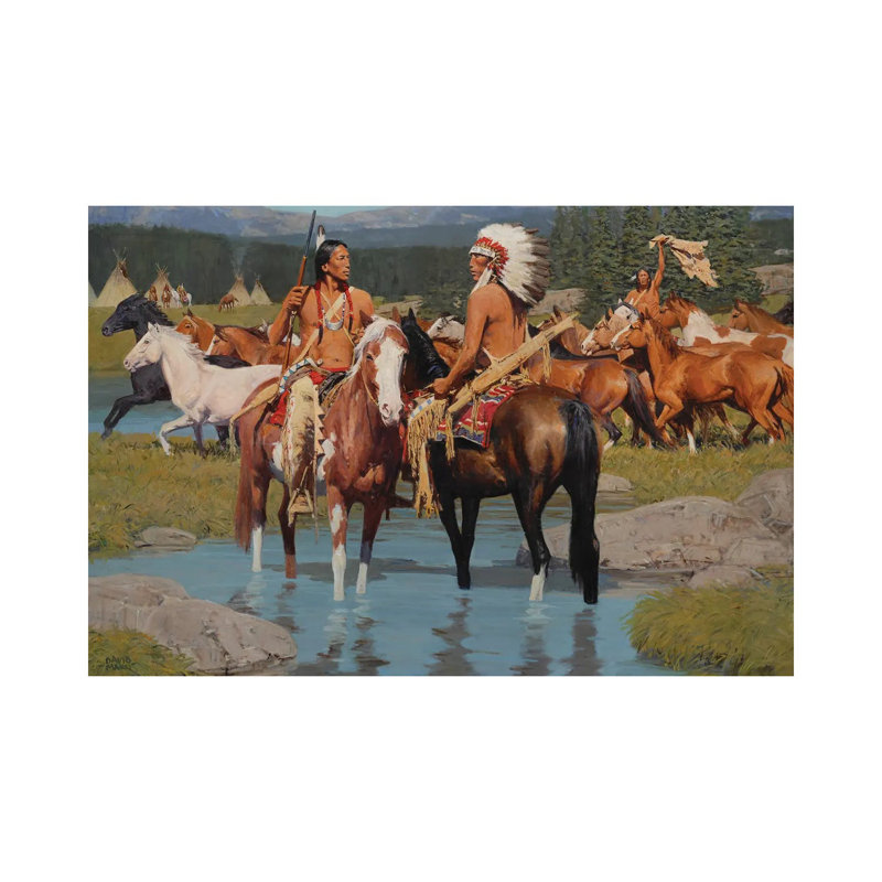 First Of Five Thousand II By David Mann - Wrapped Canvas Graphic Art by David Mann - Wrapped Canvas Print