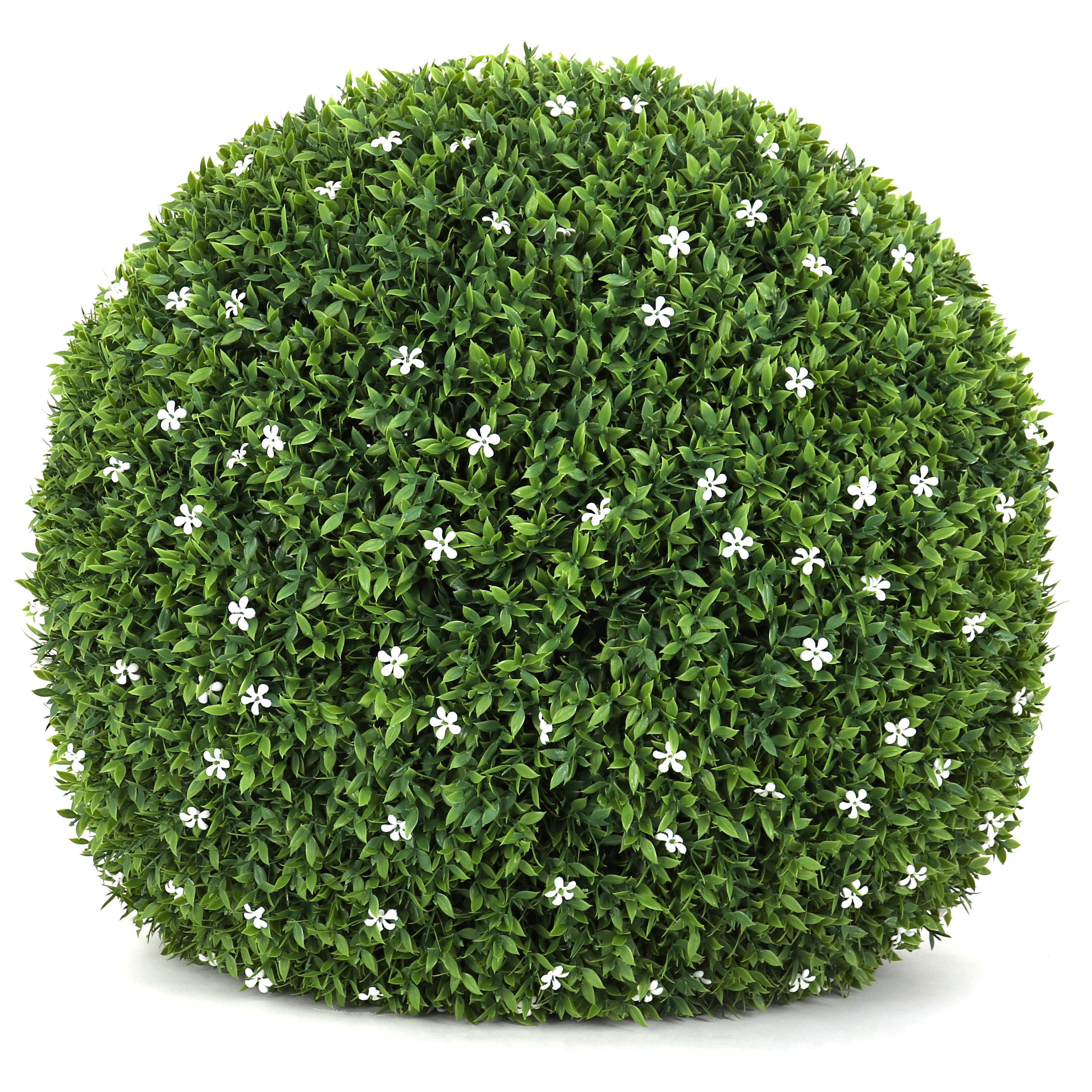 Primrue Lunado 21'' Faux Flowering Hedge | Wayfair