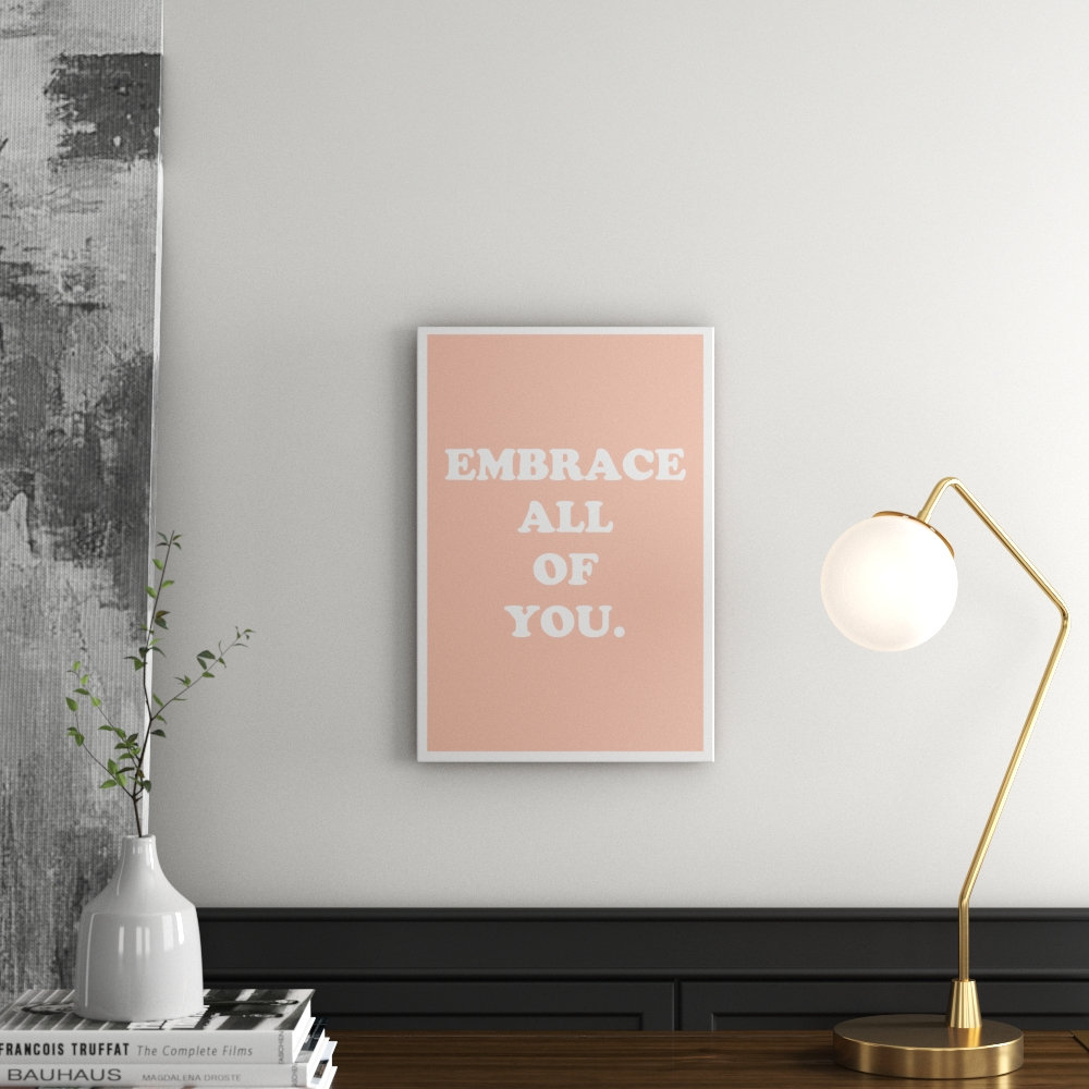 'Embrace' Textual Art