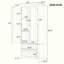 Armoire de rangement de salle de bain avec 2 tiroirs-1541459470