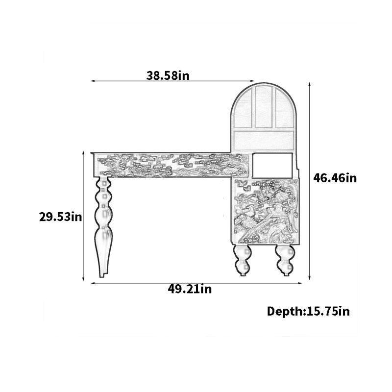 Commode de chambre à coucher
