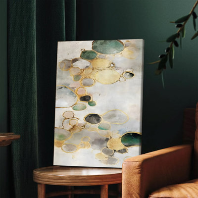 1 PC, art mural, affiche, aquarelle abstraite, art mural avec feuille d'or, décorations minimalistes modernes pour salon, chambre à coucher, bureau, contemporain, peinture abstraite, œuvre d'art prête à être accrochée