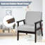 Fauteuil en lin l 23 po Janyce-795444100