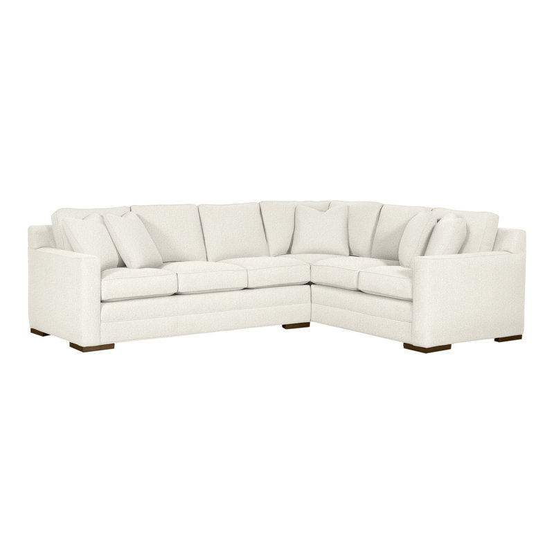 Summerton Upholstered L-Shaped Sectional Right Hand Facing, Kenworth Pearl, Havana