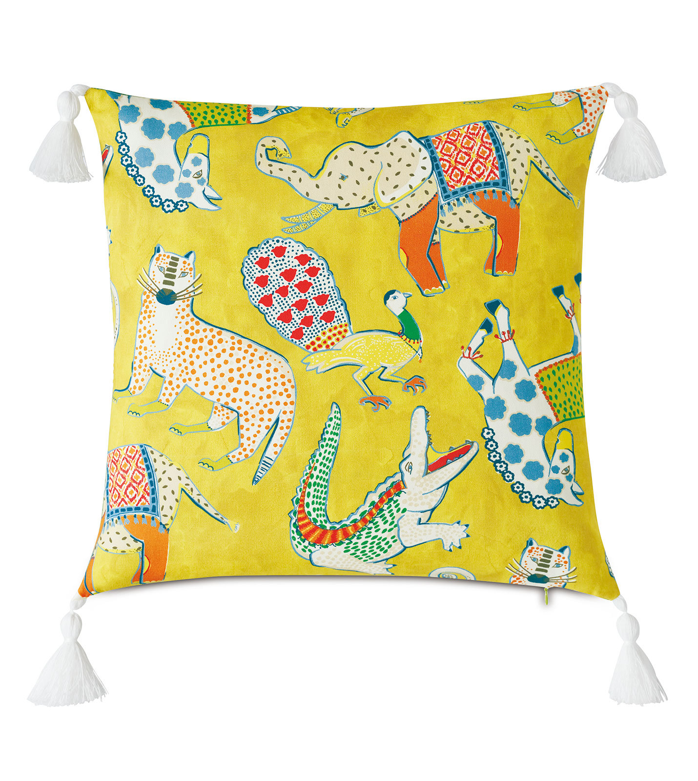 Eastern Accents Hullabaloo Square Cotton Pillow Cover & Insert Perigold