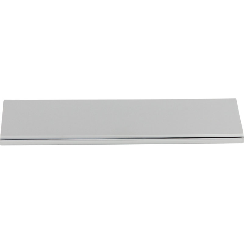 Europa 5" Center to Center Finger pull, 5" Center to Center, Polished Chrome