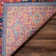 Annette Oriental Fuchsia/Orange Area Rug