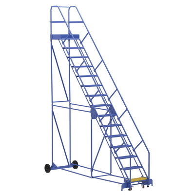 Bruton 15 - Step Steel Library Ladder