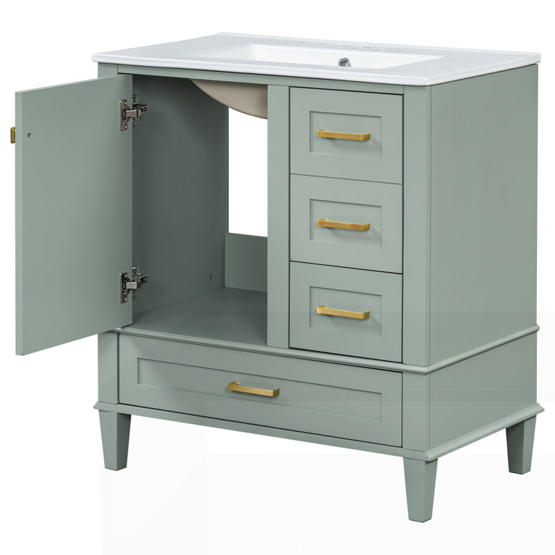 Ensemble de meuble-lavabo moderne avec lavabo