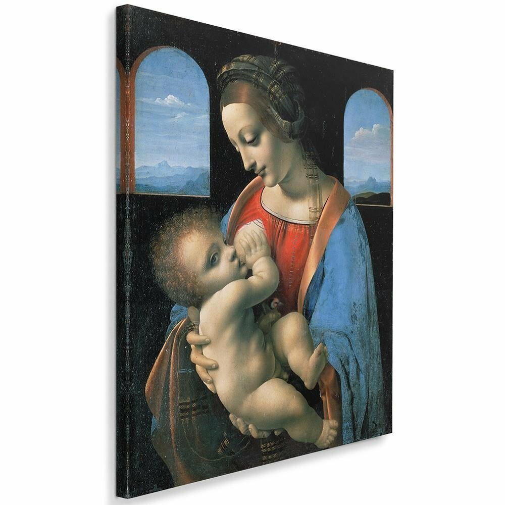 Leinwandbild Madonna Litta von Leonardo Da Vinci