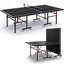 Table de tennis de table Kendric pliable portable avec filet de serrage rapide et roulettes verrouillables-136178661-136178662