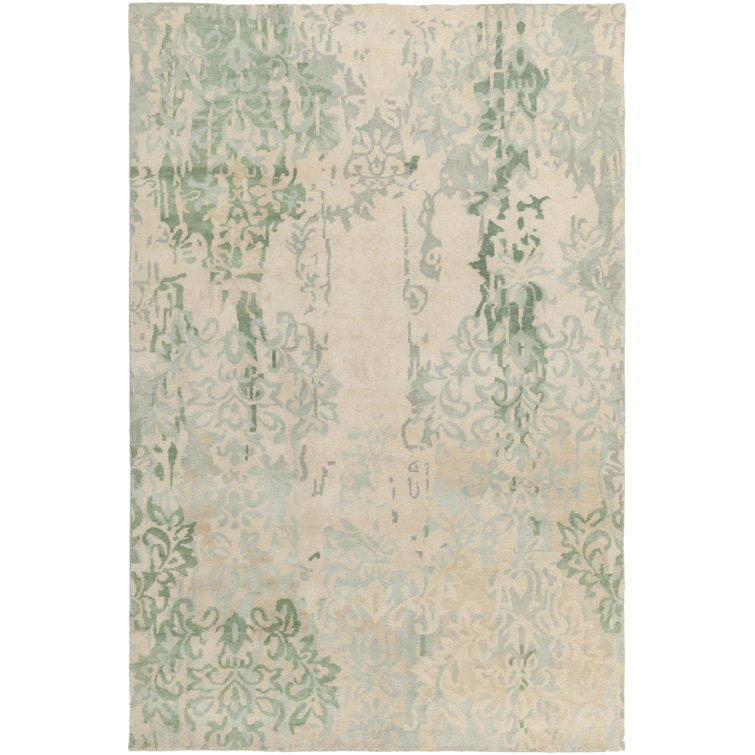 Urrutia Wool Floral Indoor Rug