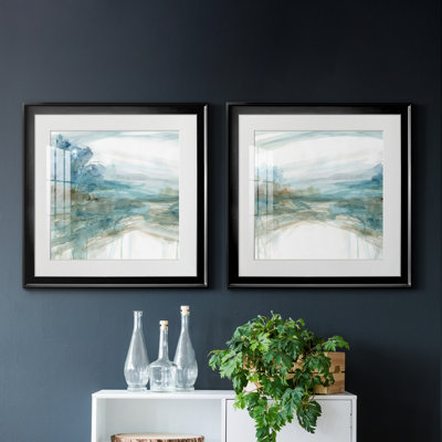 Shimmering Treeline I - ensemble de 2 reproductions d'art