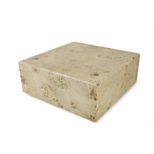 Peri Solid Wood Top Single Coffee Table