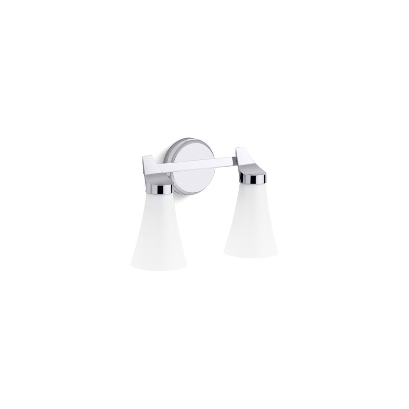 Simplice Two-Light Sconce, Polished Chrome