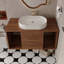 Meuble-lavabo mural moderne avec meuble-lavabo flottant en céramique massif