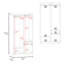 Armoire 2 tiroirs Alder