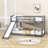 Esmerie Twin Over Twin Wood Bunk Bed with Slide-1381826143