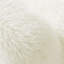 Chaise d'appoint en fausse fourrure blanche Mina-2084365407